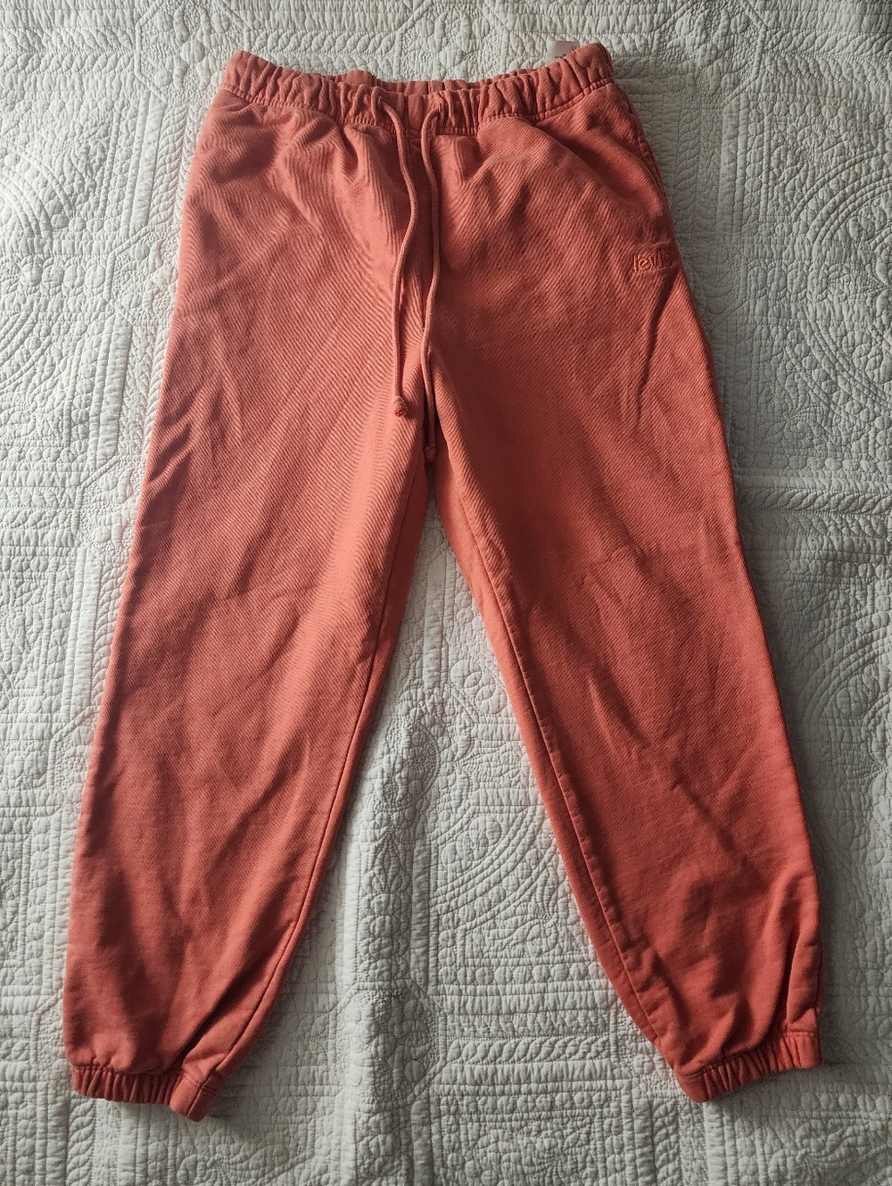 Levi's Coral-Orange  Jogger Sweatpants